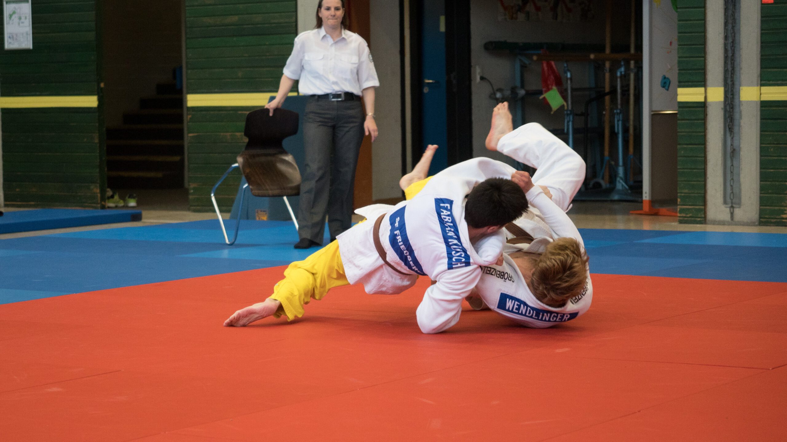 Fabian punktet mit Ura-nage