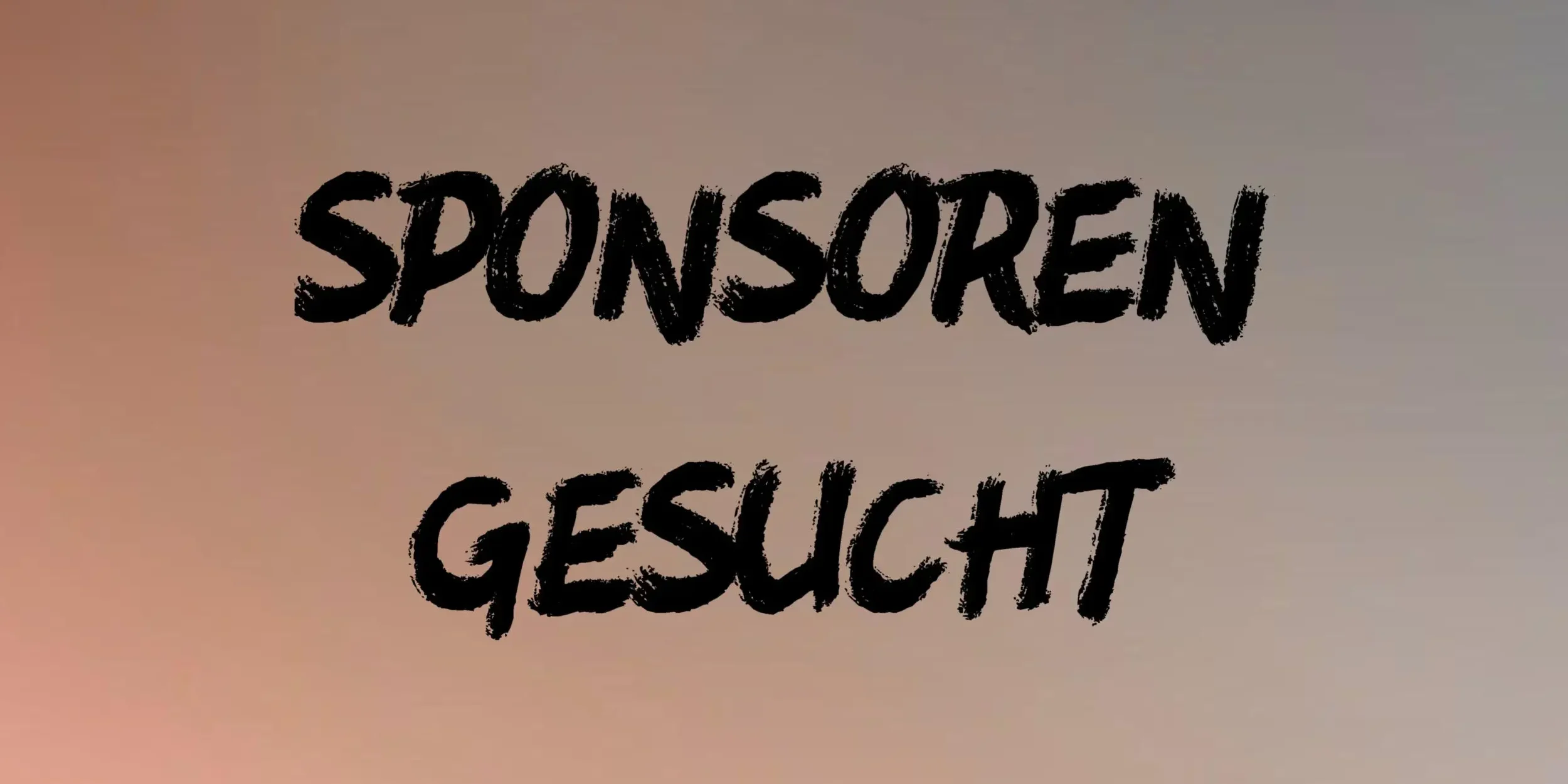 Sponsoren Gesucht